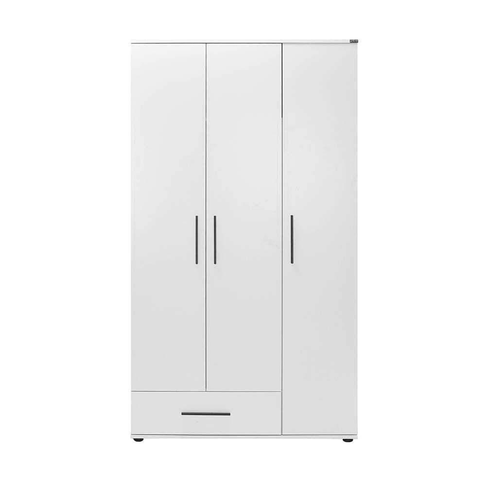 Dulap Haine Adore Trendline, 3 usi, 1 sertar, Alb - Stejar, 103x187x52 cm - Alb