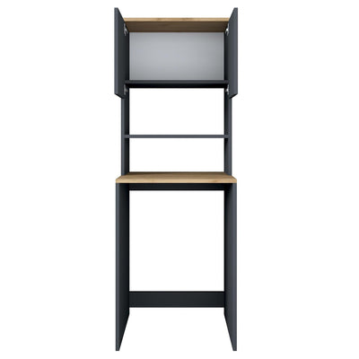 Dulap Masina De Spalat Kaizer cu 2 Usi si 3 Rafturi, Antracit, 65 X 183 X 60 Cm