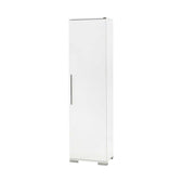 Dulap multifunctional Adore Diamond, 8 rafturi, Usa reversibila, Alb 50 x 187 x 35 cm