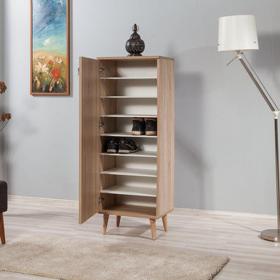 Dulap Multifunctional Filinta cu 2 Usi, Stejar, 50 x 38 x 135 cm