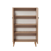 Dulap Multifunctional Multibox cu 2 usi, Stejar / Multicolor, 80 x 36 x 127 cm