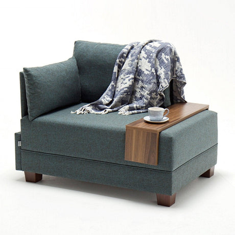 Fotoliu Stanga Liones, Turcoaz, 100 x 80 x 75 cm