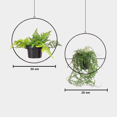 Jardiniere, Negru, 25 x 25 x 25  - 30 x 30 x 30cm