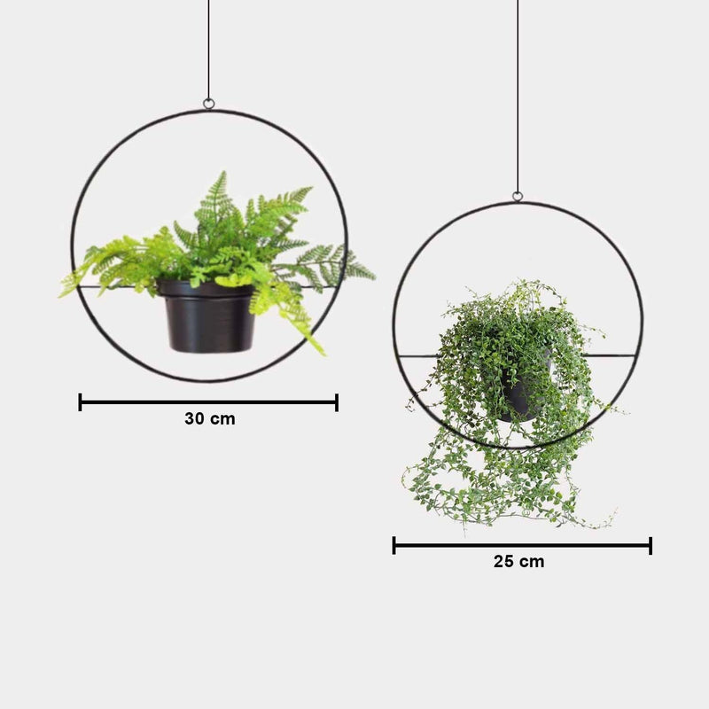 Jardiniere, Negru, 25 x 25 x 25  - 30 x 30 x 30cm