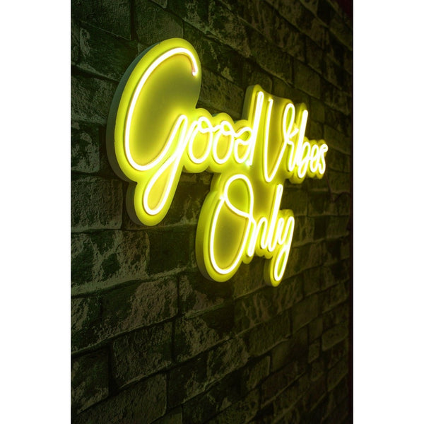 Lampa Neon Good Vibes Only 2, 37x62 cm