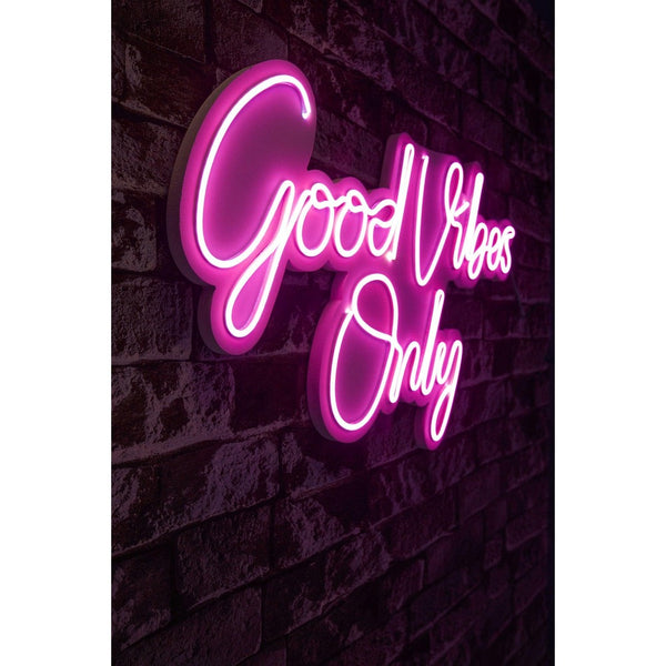 Lampa Neon Good Vibes Only 2, 37x62 cm