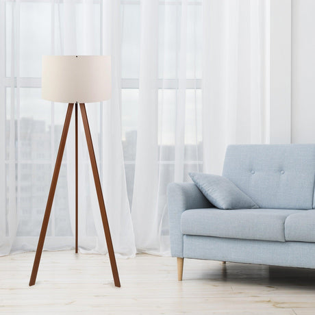 Lampadar Harper, Ecru, 38x25x115 cm