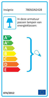 Lampadar Harper, Ecru