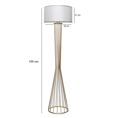 Lampadar Zola, Alb