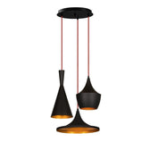 Lustra Amelie, Negru/Auriu