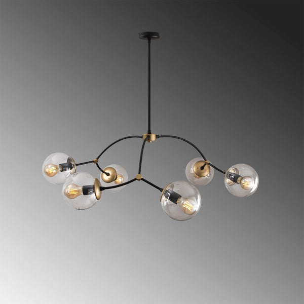 Lustra Amorica Dining Sufragerie, Negru, 90x90x69 cm