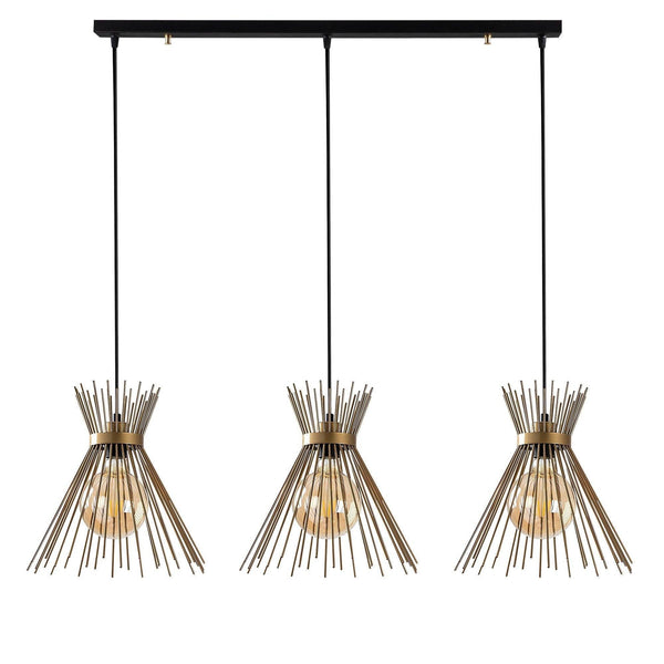 Lustra Arklight 03, Negru, 104x34x129 cm