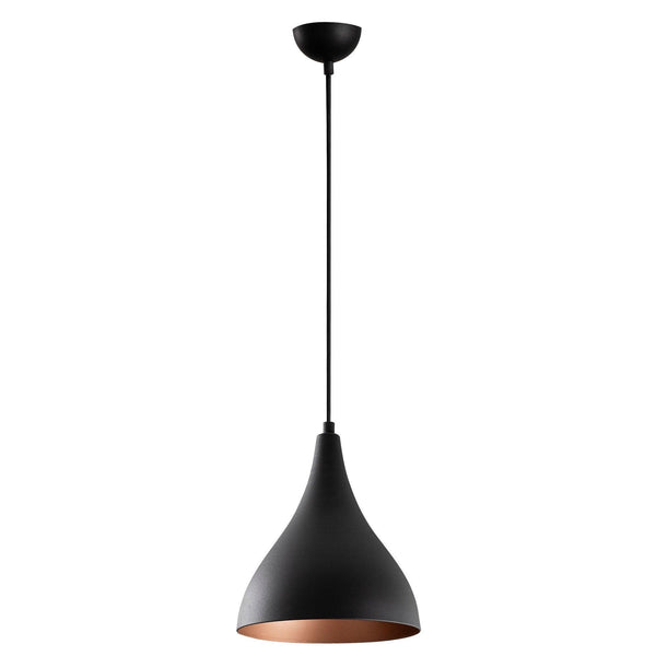 Lustra Bambura, Negru, 22x22x122 cm