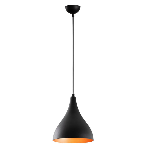 Lustra Bambura, Negru, 22x22x122 cm