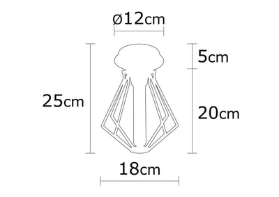 Lustra Bling , Negru