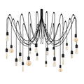 Lustra Candelabrix, Negru