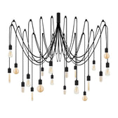Lustra Candelabrix, Negru