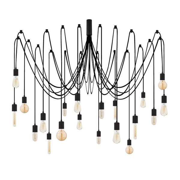 Lustra Candelabrix, Negru, 246x246x102 cm