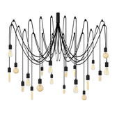 Lustra Candelabrix, Negru