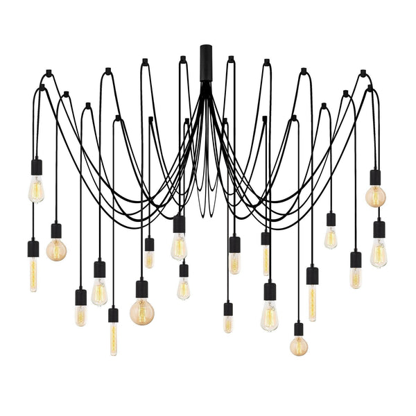 Lustra Candelabrix, Negru, 246x246x102 cm