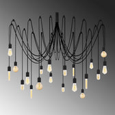 Lustra Candelabrix, Negru