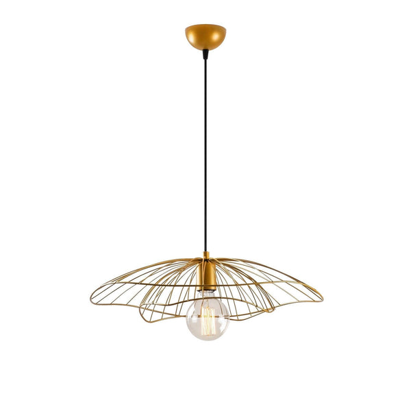 Lustra Candelan, Auriu, 50x50x111 cm