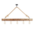 Lustra Candelaria 106, Lemn Natural