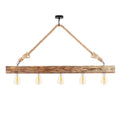 Lustra Candelaria 106, Lemn Natural