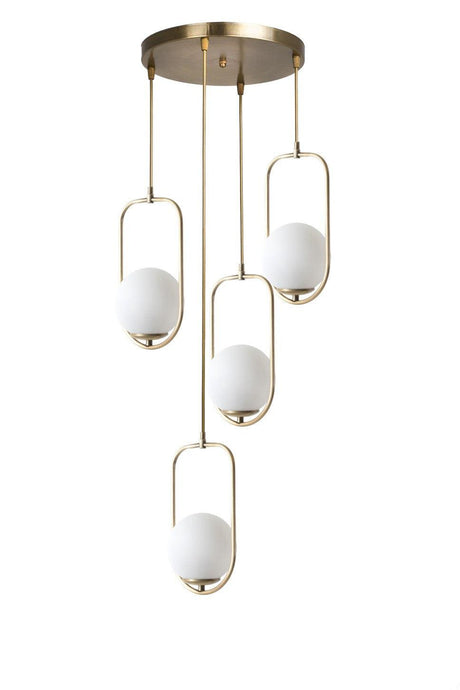 Lustra Dominik, Alb, 70x30 cm