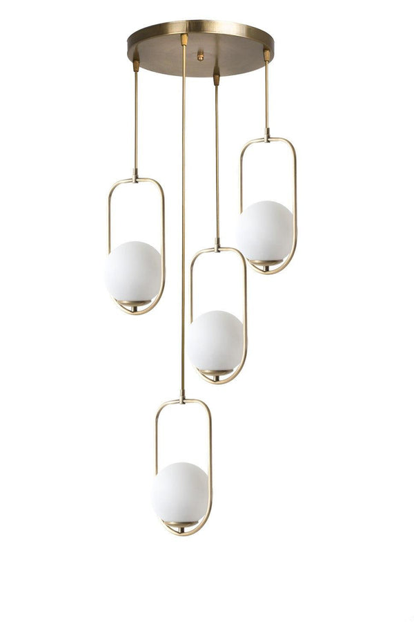 Lustra Dominik, Alb, 70x30 cm
