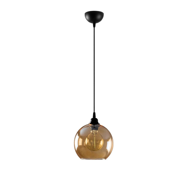 Lustra Eiran, Auriu - Negru, 20x20x116 cm