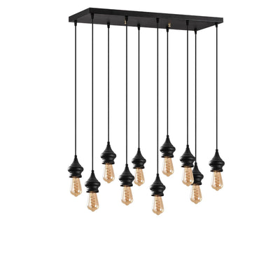 Lustra Exolamp, Negru