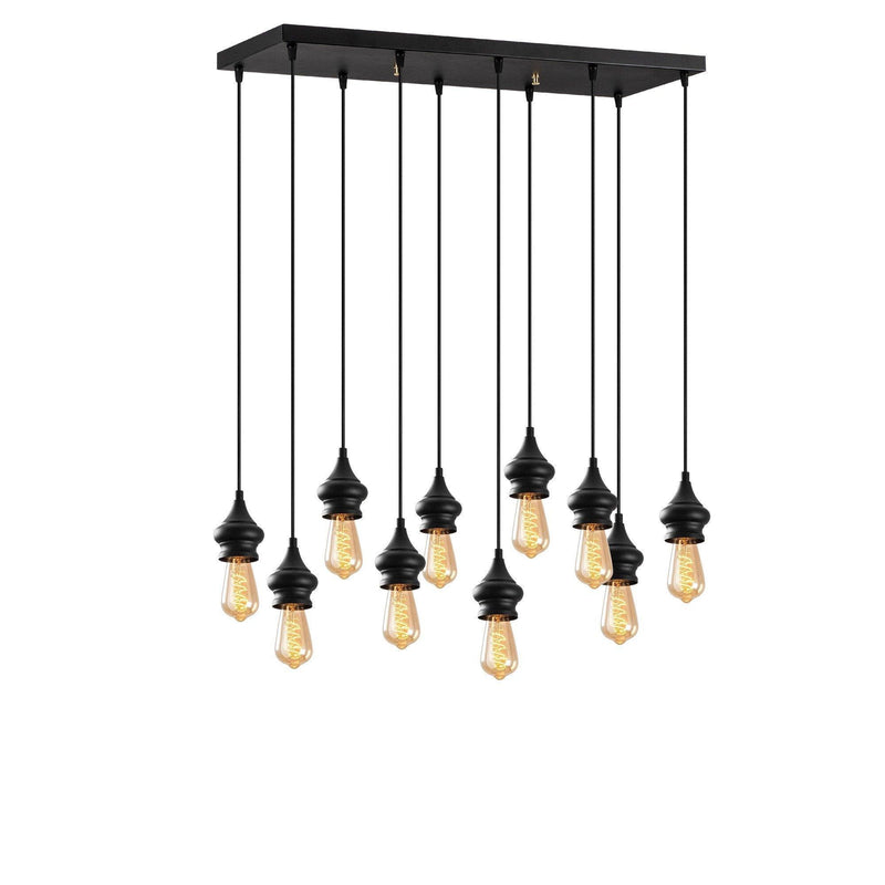 Lustra Exolamp, Negru