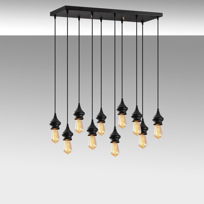 Lustra Exolamp, Negru