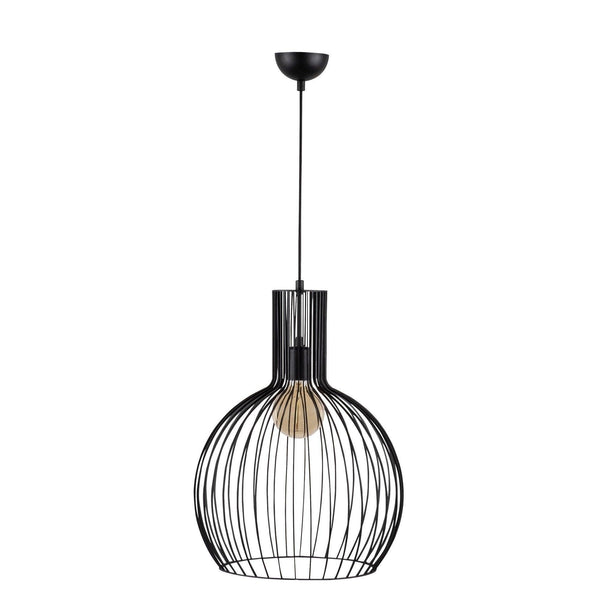 Lustra Glanvil, Negru, 38x38x146 cm