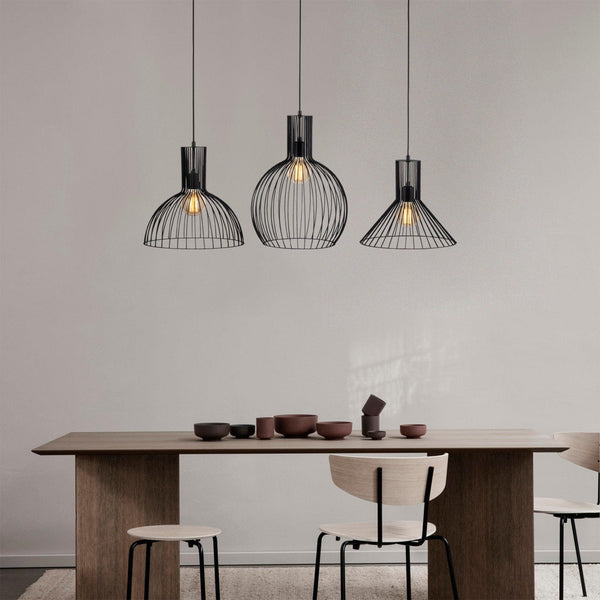 Lustra Luminar 68, Negru, 145x38x158 cm