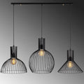 Lustra Luminar 68, Negru