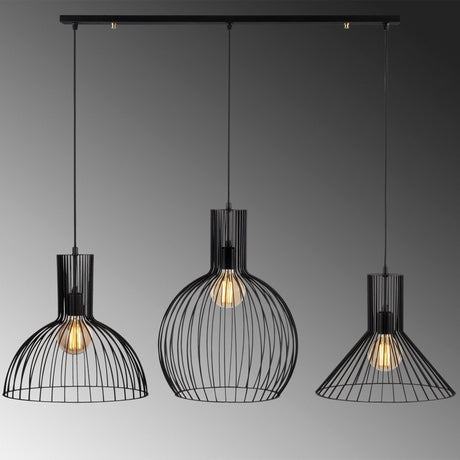 Lustra Luminar 68, Negru