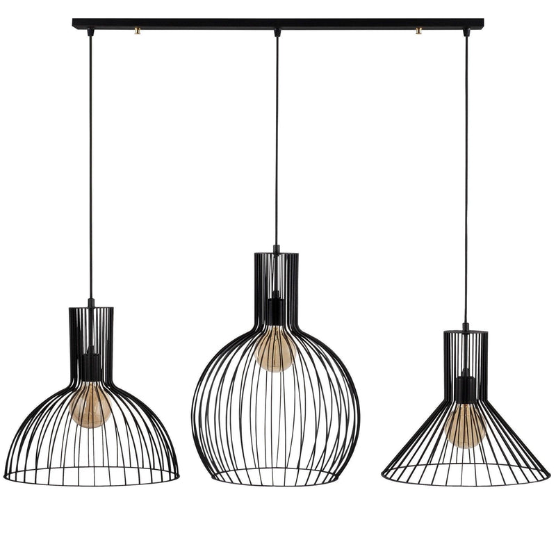 Lustra Luminar 68, Negru