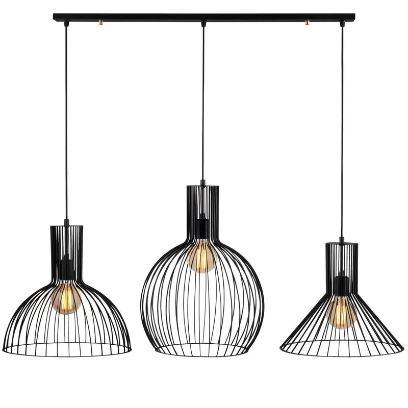 Lustra Luminar 68, Negru
