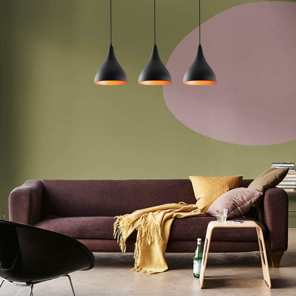 Lustra Luminoxa, Negru, 72x72x118 cm