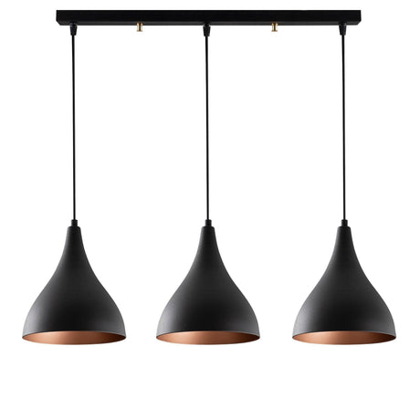 Lustra Luminoxa, Negru, 72x72x118 cm