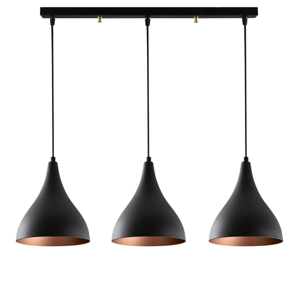 Lustra Luminoxa, Negru, 72x72x118 cm