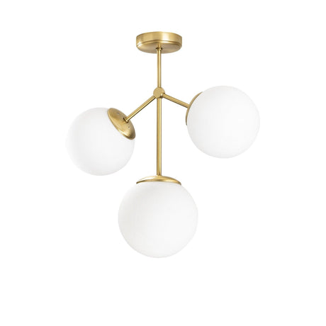 Lustra Ravelight 24, Galben - Alb, 43x15x43 cm