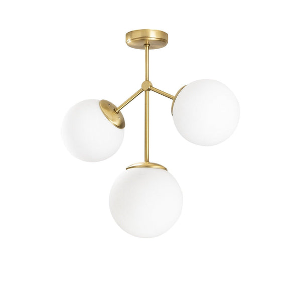 Lustra Ravelight 24, Galben - Alb, 43x15x43 cm