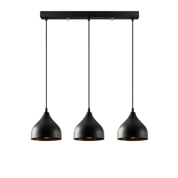 Lustra Sunspire 01, Negru, 68x68x114 cm
