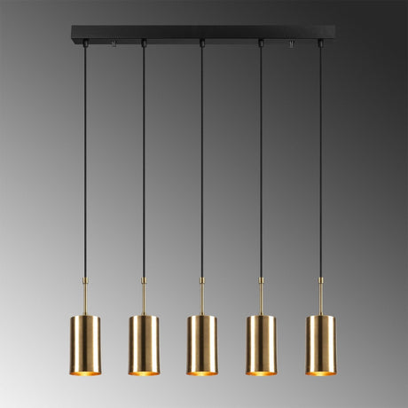 Lustra Vibramia, Antic - Negru, 79x9x120 cm