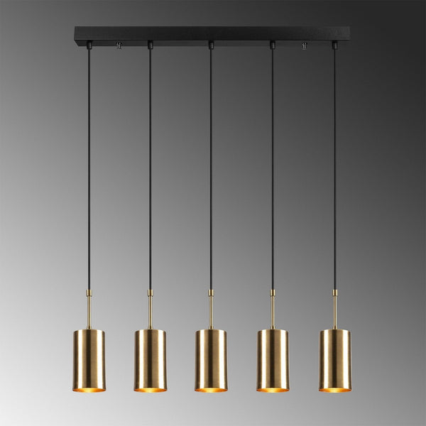 Lustra Vibramia, Antic - Negru, 79x9x120 cm