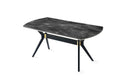Masa Bucatarie Efor, Negru, 140x75x80 cm