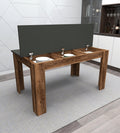 Masă Mikas Bucatarie Elegant cu Loc de Depozitare, Anthracite, Nuc deschis, 145 x 77 x 88 cm